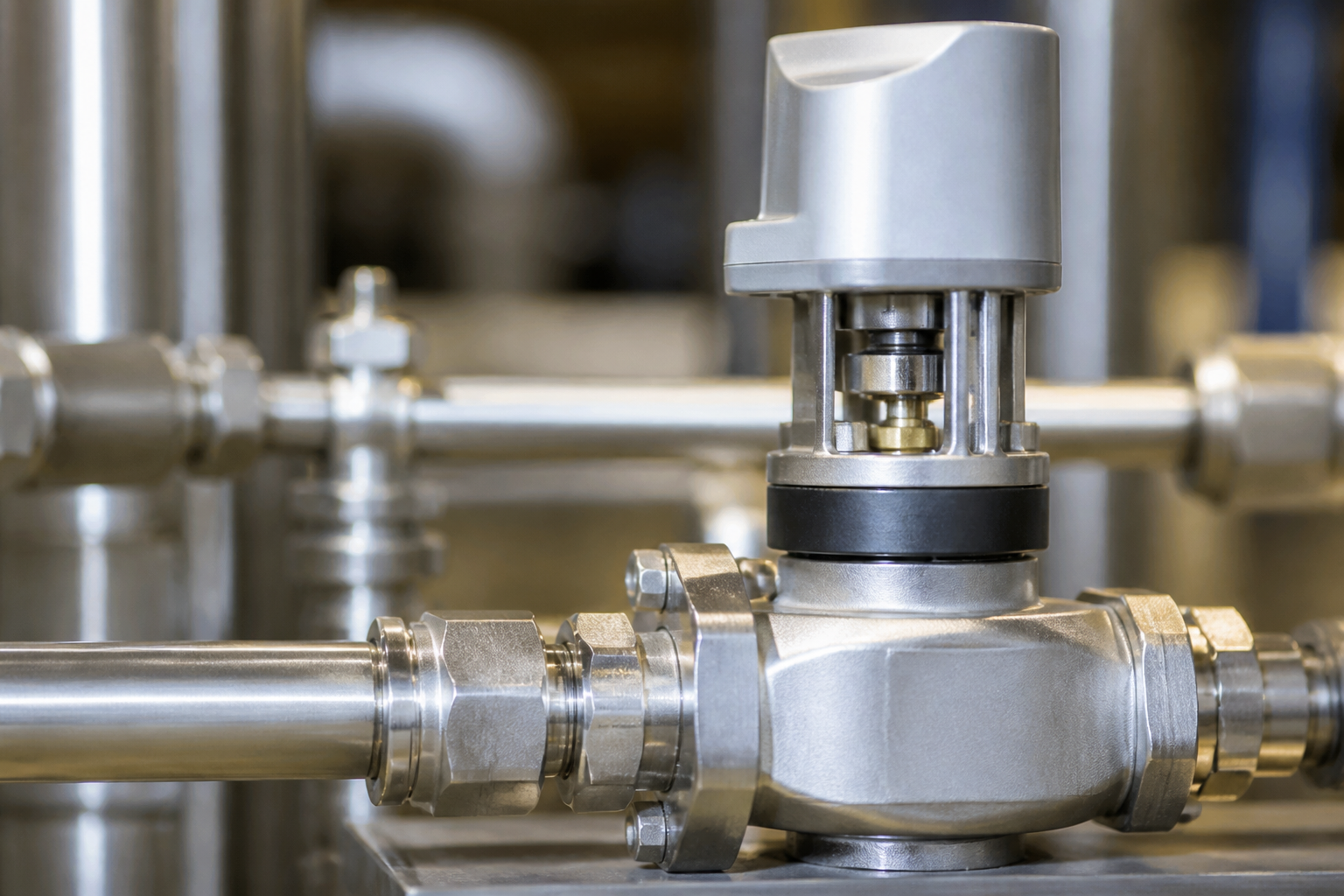 Precision valve control assembly