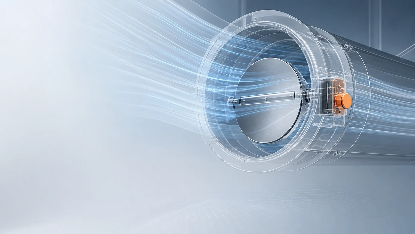 Conceptual airflow damper and actuator control visual