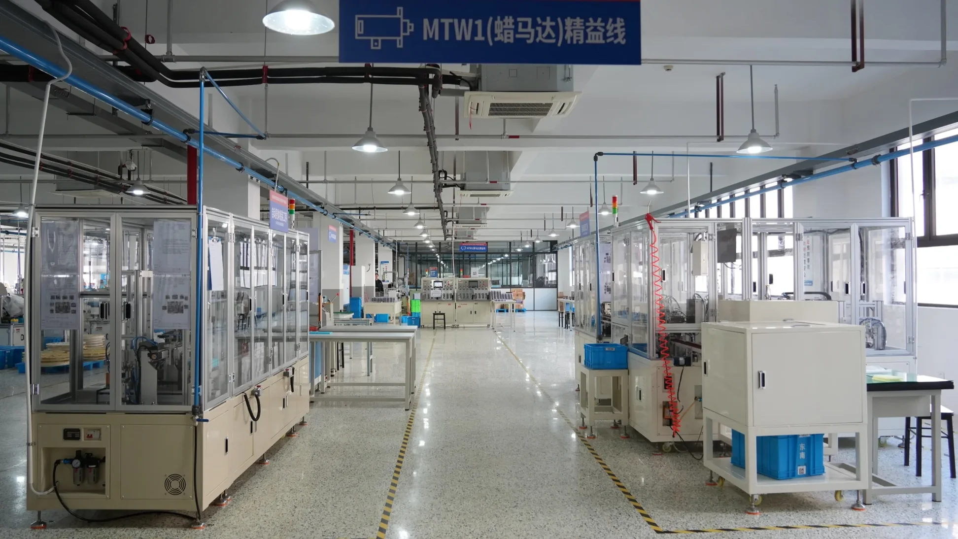 Automated wax motor production line
